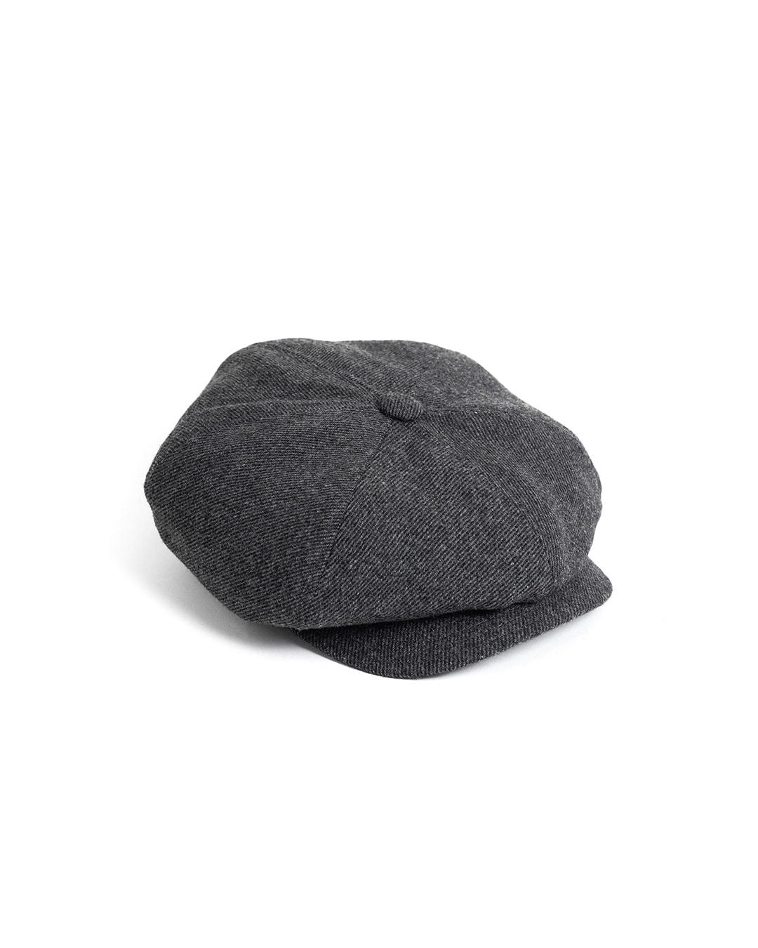 LB TWILL NEWSBOY CAP (charcoal)
