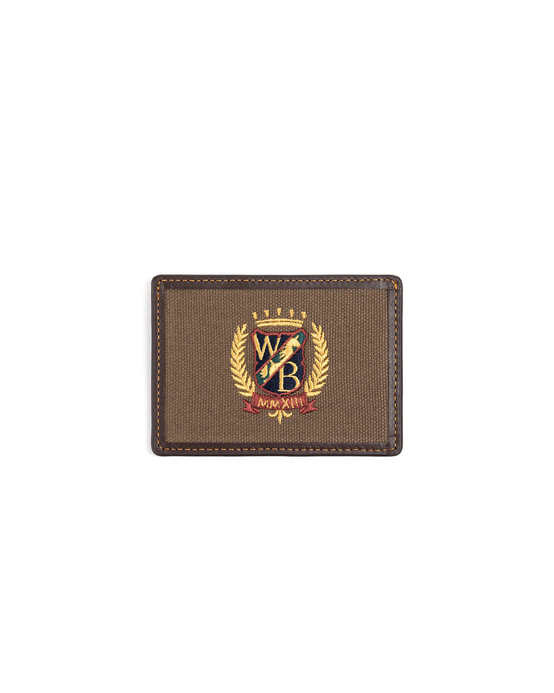 WB CARD CASE (dark brown)