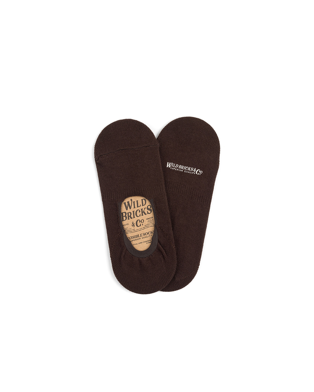 BS INVISIBLE SOCKS (brown)