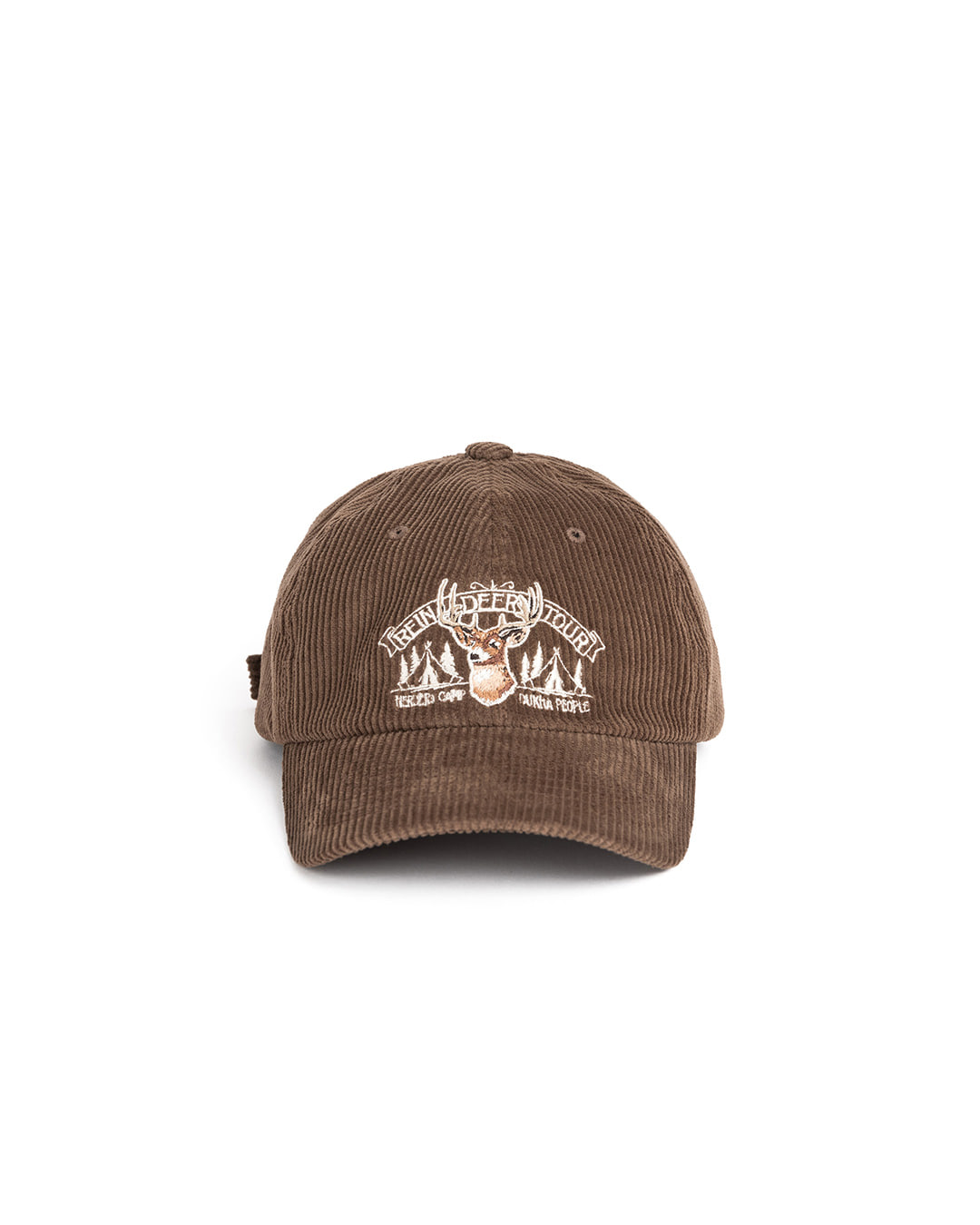 CORDUROY REINDEER CAP (brown)