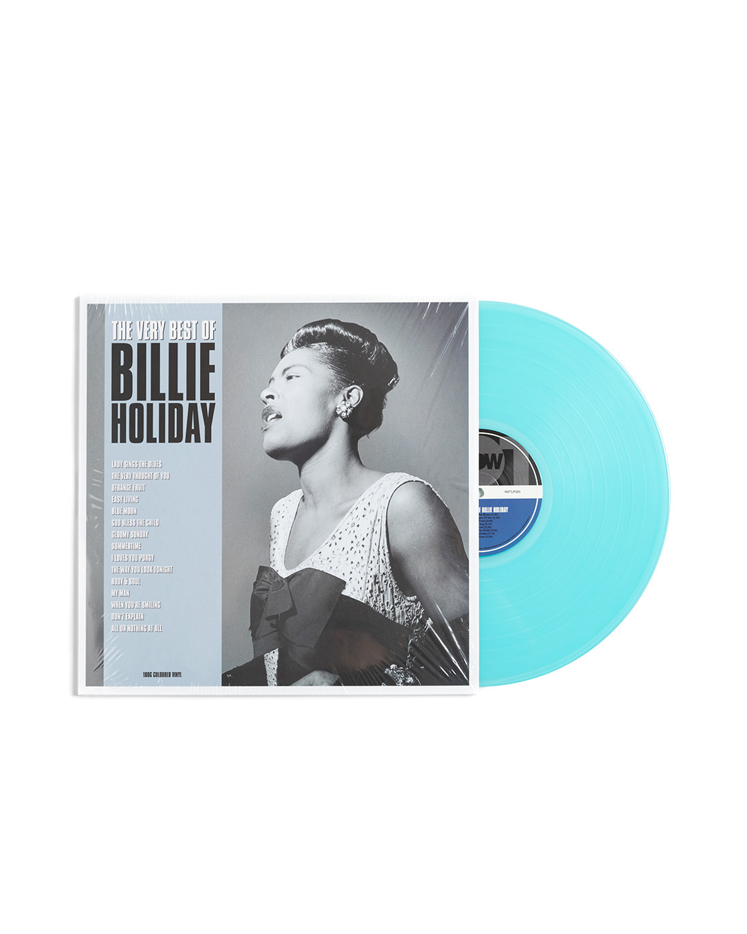 BILLIE HOLIDAY - THE VERY BEST OF BILLIE HOLIDAY (electric blue disc)