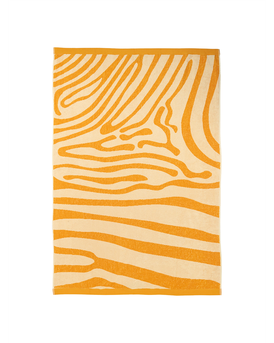 YELLOW MAZE TOWEL (yellow)