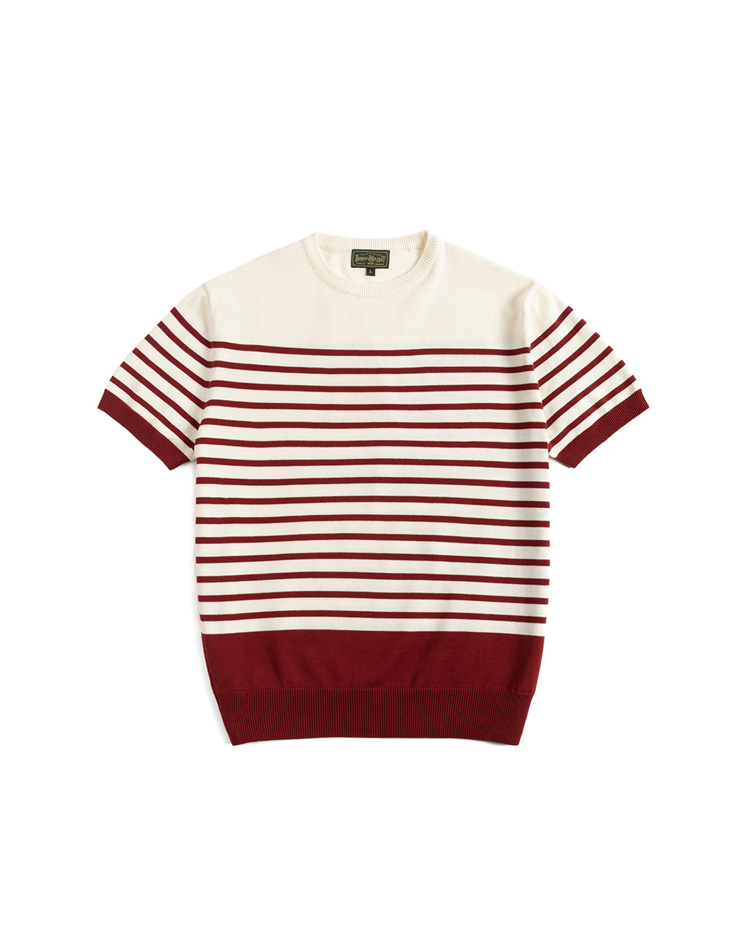 09 KNITTED MARINE T-SHIRT (red)