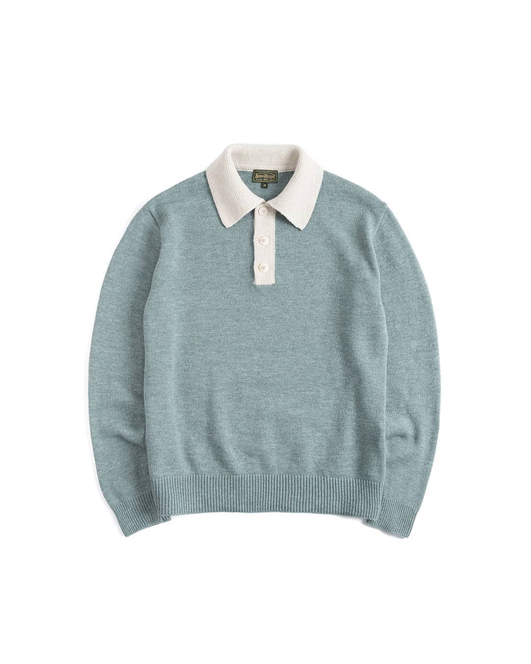 10 KNITTED RUGBY SHIRT (sky blue)