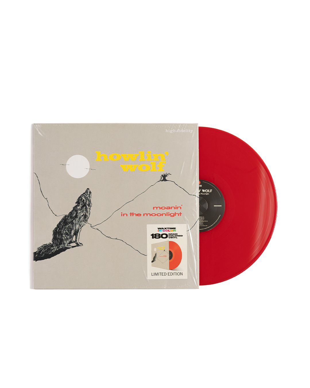 HOWLIN WOLF - MOANIN IN THE MOONLIGHT (red disc)