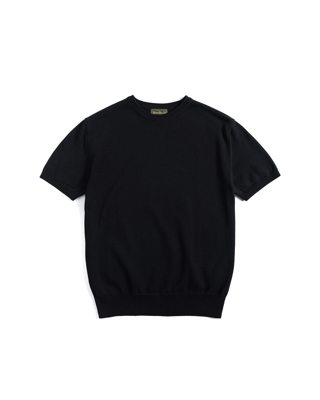 11 ESSENTIAL KNITTED T-SHIRT (black)